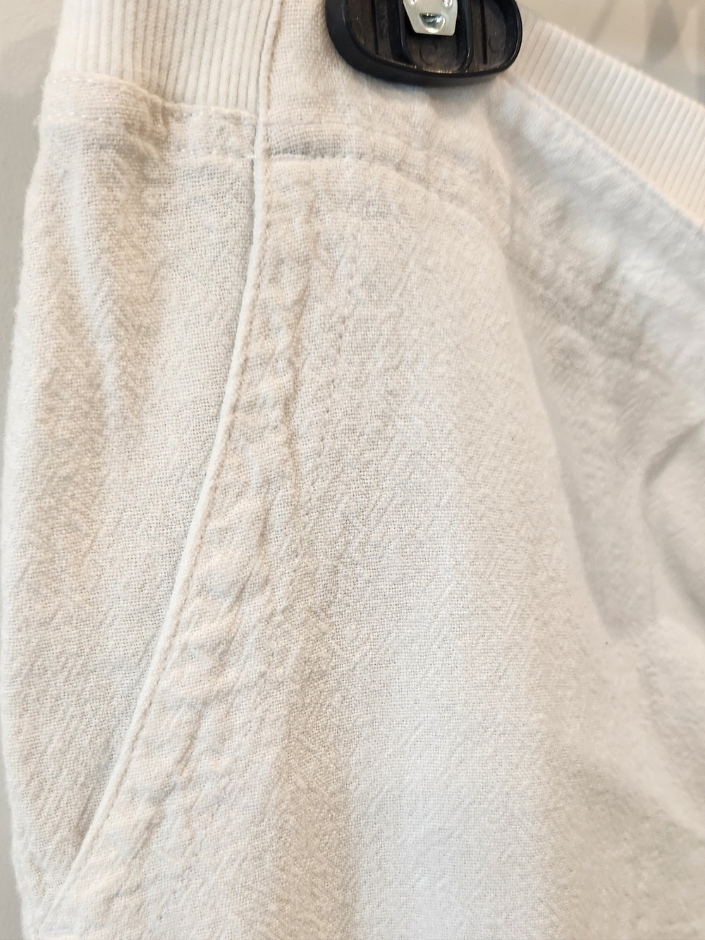 J. Jill Wide-Leg Linen Blend Pants in Off-White - Picture 3 of 5